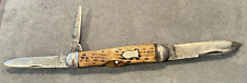 Early Robeson Suredge Rochester NY 3 blade Stockman style pocketknife--552.24 picture