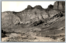RPPC Vintage Postcard - Gunnison River & Valley Highway U.S 50, Colorado picture