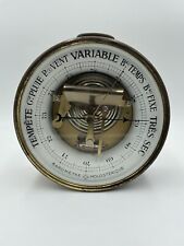 Vintage Holosteric PHBN Barometer - Golden Brass Meteorological Instrument picture