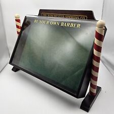 Vtg Adversing Winchester Simmons Straight Razor Barber Pole Display Case Sign picture