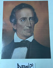 President John Tyler Portrait 11x14 Artist Portrait Sam Patrick Bowmar Publish picture