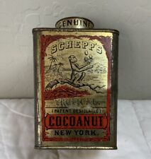 Antique Advertising Tin, Litho, Schepp’s Cocoanut, New York picture