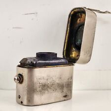 Stainless Travel Pocket Inkwell with Bottle Vintage Latch Lock Glass Bottle 2