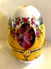 Bal a Versailles Jean Desprez 2003 Porcelain Egg RARE Vintage 4