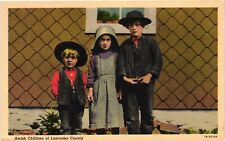 Vintage Postcard- Amish Children, Lancaster picture