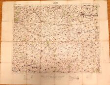 Scarce WW1 c1916 British Large Map of Lens, France. picture