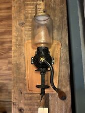 Vintage/Antique No. 2 Arcade Glass Canister Wall Mount Mill Coffee Grinder picture