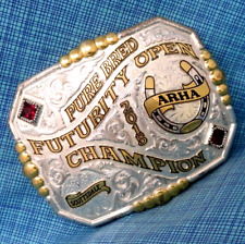 Gist Pure Bred Futurity Champion Trophy Belt Buckle 2015 ARHA Scottsdale .TAZ080 picture