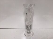 VINTAGE RCR HOB NAIL AND STAR GLASS CLEAR CUT GLASS VASE FOR GIFT picture