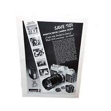 1972 Mamiya Sekor Camera Outfit Montgomery Ward Vintage Print Ad 70s picture
