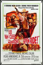 THE MAGNIFICENT 7 RIDE Lee Van Cleef 1972 ORIG 1 SHEET MOVIE POSTER 27 x 41 n1 picture