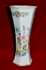 AYNSLEY England “WILD TUDOR” Bone China Porcelain 9” Vase Vintage picture