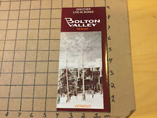 Vintage High Grade SKI Brochure: BOLTON VALLEY VT. ; i show entire item picture