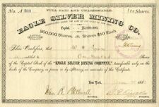 Eagle Silver Mining Co. - Stock Certificate - Mining Stocks picture