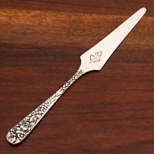 STIEFF AMERICAN STERLING SILVER LETTER OPENER REPOUSSE 20THC MONOGRAM AJP picture