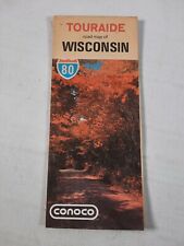1980 VTG CONOCO Wisconsin road map  picture
