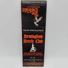 Vintage Matchbook The Old Forge Birmingham Bicycle Club Victoria British Columbi picture