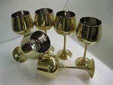  1 Brand New Brass Wine Cup Goblets  picture