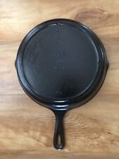 Unmarked Lodge L8SK3 10.25 inch Cast Iron Skillet 3 Notch Heat Ring - Restored picture