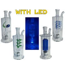 1 set LED Mini OilTank Glass Water Pipe Hookah Smoking Bong Shisha glass Bowl picture