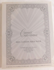 Crane's Kid Finish Cotton Fiber Paper Moonstone Gray 50 Sheets 8 1/2 X 11 Sealed picture