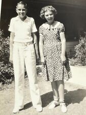 HF Photograph Girl With Boy Brother  1937 picture