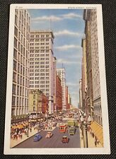 Vintage State Street, Chicago Linen Postcard picture