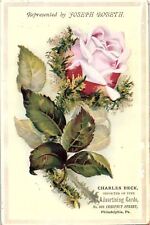 1880s CHARLES BECK ADVERTISING CARDS PHILADELPHIA PA VICTORIAN TRADE CARD 40-168 picture