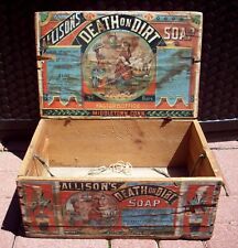 Graphic Wooden Display Crate, Paper Color Labels, Allison's 