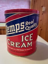 Vintage 1920's One Gallon Kemps Real Quality Vanilla Ice Cream Tin , Mpls MN picture
