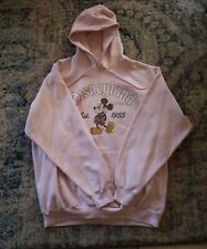 Disneyland Est. 1955 Mickey Mouse Baby Pink Sweatshirt Hoodie Women’s Size 2XL picture