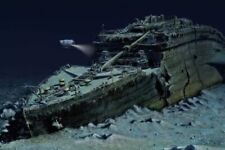 Wreckage of the Titanic on the Sea Floor Poster Picture Photo Print 8.5x11 picture