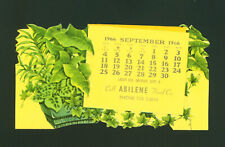 Abilene Floral Co. Abilene Kansas September 1966 Advertising Ink Blotter picture