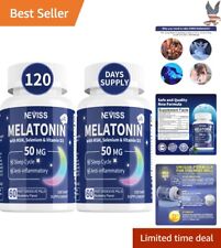 Premium Extra-Strength Blueberry Melatonin Chewables - 60 Count (Pack of 2) picture
