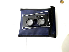 Pocket Stereoscope With Canvas Cover 2 X Stereo views for Arial Photographs picture