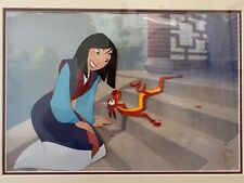 🔥 Very RARE Original Disney Princess Mulan Animation Cel - Employees Only - WOW picture