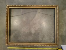 Nice 19th Century AMERICAN GILDED painting or mirror FRAME ACORN PATTERN 27 x 36 picture