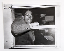1988 Boston MA Arrested Anti-Apartheid Man Screaming Protester Protest VTG Photo picture