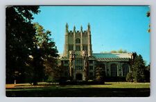 Poughkeepsie NY- New York, Thompson Memorial Library, College, Vintage Postcard picture