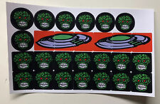 Set (27) Attack From Mars Pinball Vinyl Die Cut Playfield Target Stickers/Decals picture