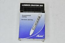 NEW Markal 200 Lumber Crayon Economical Wax Based Marker BLACK picture