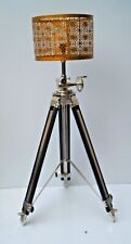 Beautiful Black Lighting Floor Shade Lamp Tripod Stand Adjustable Without Shade picture
