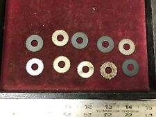 MACHINIST. TOOL LATHE MILL Lot of Micro Mill Saw Blades Fits Sherline Unimat DrO picture