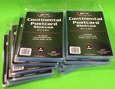 1000 CONTINENTAL EUROPEAN POSTCARD SLEEVES, 2 MIL CRYSTAL CLEAR, 4-3/8 X 6-1/4 picture