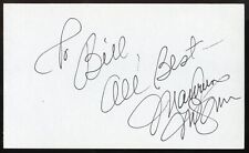 Maureen McGovern signed autograph 3x5 Cut Actress & Singer 
