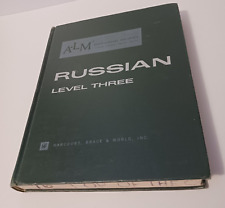 1965 ALM Russian Level 3 Modern Language Materials Center, BOOK Only, Ex-Library picture