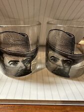 2 Jack Daniels Logo Whiskey Glasses Every Drop From a Single Source 8 oz New picture