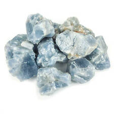 Rough Blue Calcite (3 Pcs) Raw Crystal Chunk Natural Gemstone Unpolished Rocks picture