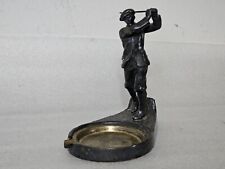Derby S. P. Co. International Golfer Ashtray, Vintage, 6.75 in. tall, SEE NOTES picture