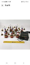 Vintage Santas Band 30 songs Bell Players Ornaments Set by Mr. Christmas. picture